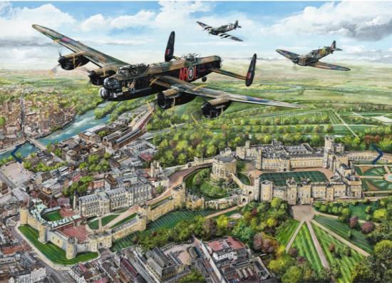 250XL Piece - Wings Over Windsor Gibsons Jigsaw Puzzle G2723 - Image 1