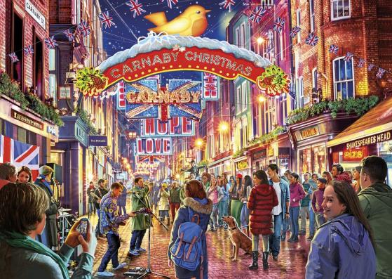 500 Piece - Carnaby Street Gibsons Jigsaw Puzzle G3124 - Image 2
