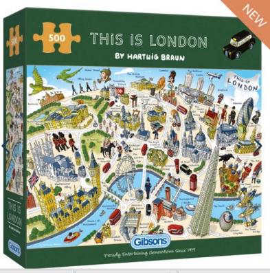 500 Piece - This Is London Gibsons Jigsaw Puzzle G3137 - Image 1