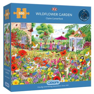 500 Piece - Wildflower Garden Gibsons Jigsaw Puzzle G3139 - Image 1