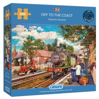 500 Piece - Off To The Coast Gibsons Jigsaw Puzzle G3140 - Image 1
