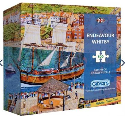 500 Piece - Endeavour Whitby Gibsons Jigsaw Puzzle G3436 - Image 1