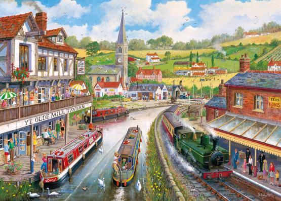 500XL Piece - Ye Olde Mill Tavern Gibson Jigsaw Puzzle: G3528 - Image 1