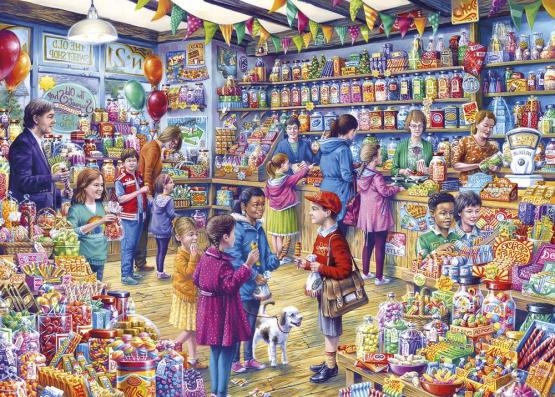 500XL Piece - The Old Sweet Shop Gibsons Jigsaw Puzzle G3545 - Image 2