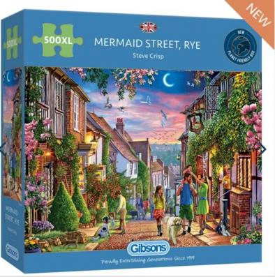 500XL Piece - Mermaid Street Rye Gibsons Jigsaw Puzzle G3546 - Image 1