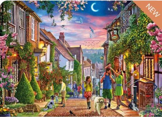 500XL Piece - Mermaid Street Rye Gibsons Jigsaw Puzzle G3546 - Image 2