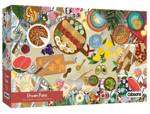 636 Piece - Dream Picnic GIbsons Jigsaw Puzzle G4600 - Image 1