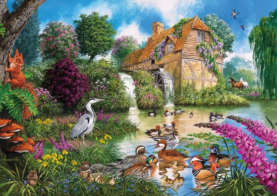 4 x 500 Flora & Fauna Gibson Jigsaw Puzzle G5025 - Image 1