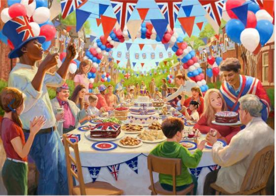 4 x 500 Piece - Royal Celebrations Gibsons Jigsaw Puzzle G5061 - Image 2