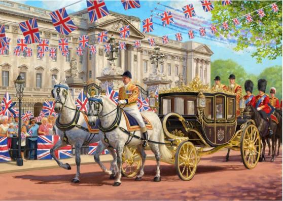 4 x 500 Piece - Royal Celebrations Gibsons Jigsaw Puzzle G5061 - Image 5