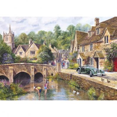 1000 Piece - Castle Combe Gibsons Jigsaw Puzzle G6070 - Image 1