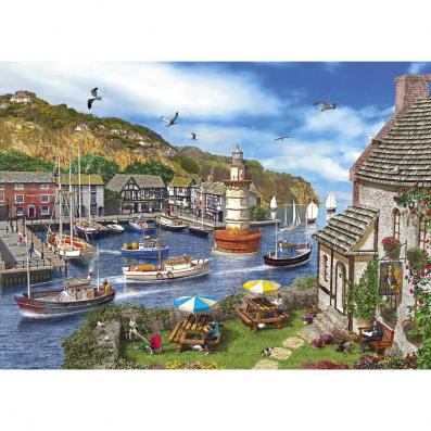 1000 Piece - Lighthouse Bay Gibsons Jigsaw Puzzle G6285 - Image 1