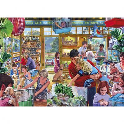 1000 PIece - Furry Friends Gibsons Jigsaw Puzzle G6291 - Image 1