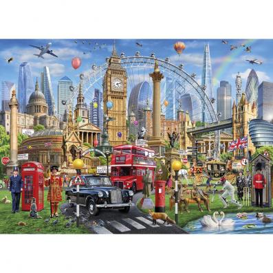 1000 Piece - London Calling Gibsons Jigsaw Puzzle G6294 - Image 2