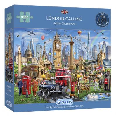 1000 Piece - London Calling Gibsons Jigsaw Puzzle G6294 - Image 1