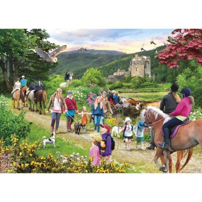 1000 Piece - Highland Hike Gibsons Jigsaw Puzzle G6295 - Image 1