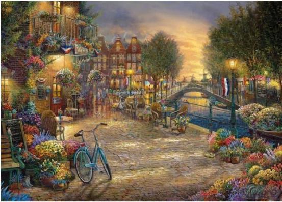 1000 Piece - Thomas Kinkade Amsterdam Cafe Gibsons Jigsaw Puzzle G6308 - Image 2