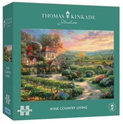 1000 Piece - Thomas Kinkade Wine Country Living Gibsons Jigsaw Puzzle G6309 - Image 1