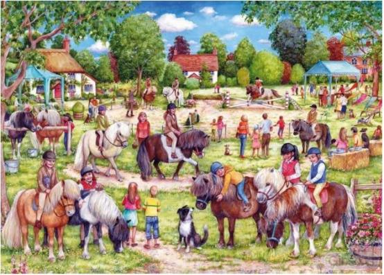 1000 Piece - Shetland Pony Club Gibsons Jigsaw Puzzle G6311 - Image 1