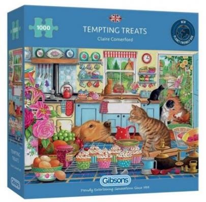 1000 Piece Tempting Treats Gibsons Jigsaw Puzzle G6314 - Image 1