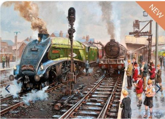 1000 Piece - Spotters At Doncaster Gibsons Jigsaw Puzzle G6317 - Image 2