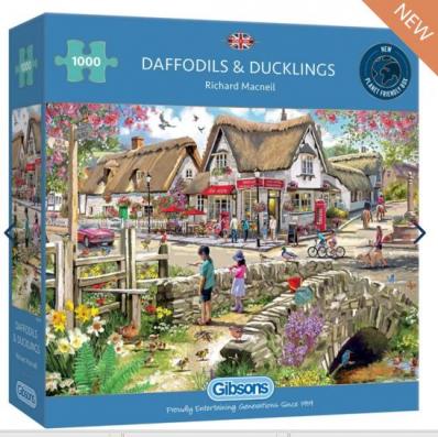 1000 Piece - Daffodils & Ducklings Gibsons Jigsaw Puzzle G6319 - Image 1