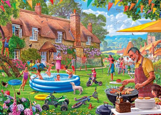 1000 Piece - Summer Days Gibsons Jigsaw Puzzle G6323 - Image 2