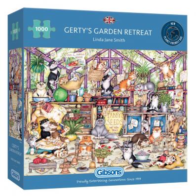 1000 Piece - Gerty's Garden Retreat Gibsons Jigsaw Puzzle G6324 - Image 2