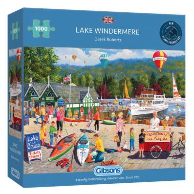 1000 Piece - Lake Windermere Gibsons Jigsaw Puzzle G6325 - Image 1