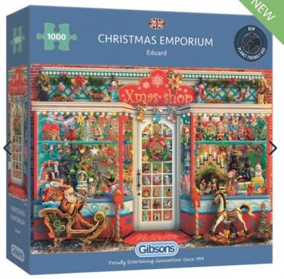 1000 Piece - Christmas Emporium GIbsons Jigsaw Puzzle G6328 - Image 1