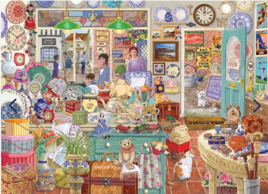 1000 Piece - Verity's Vintage Shop Gibsons Jigsaw Puzzle G6355 - Image 1
