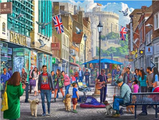 1000 Piece - Wandering Through Windsor Gibsons Jigsaw Puzzle G6364 - Image 1