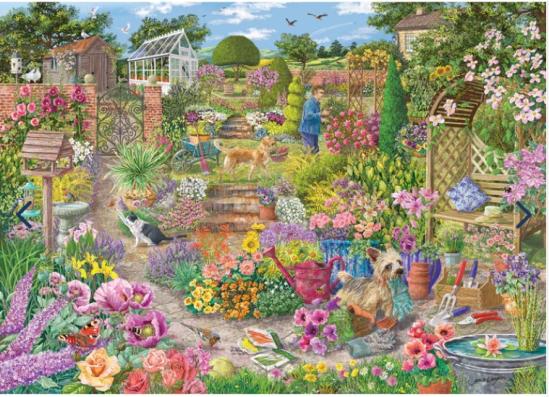 1000 Piece - Garden In Bloom Gibsons Jigsaw Puzzle G6368 - Image 1