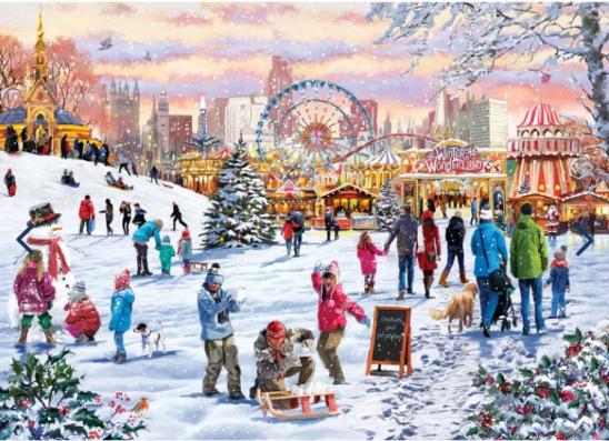 1000 Piece - Hyde Park Wonderland Gibsons Jigsaw Puzzle G6372 - Image 1