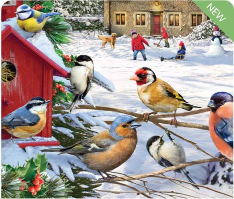 1000 Piece - Winter Wings Gibsons Jigsaw Puzzle G6376 - Image 1