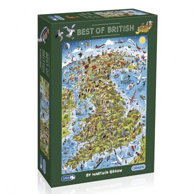 1000 Piece - Best of British Gibsons Jigsaw Puzzle G7096 - Image 1