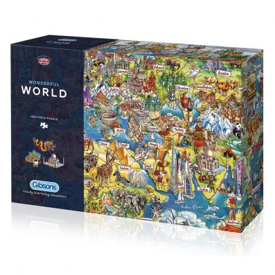 1000 Piece - Wonderful World Gibsons Jigsaw Puzzle G7098 - Image 1