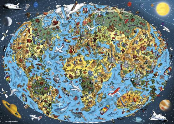 1000 Piece - Our Great Planet Gibsons Jigsaw Puzzle G7110 - Image 2