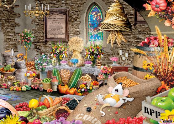 1000 Piece - Harvest Festival Gibsons Jigsaw Puzzle G7116 - Image 1