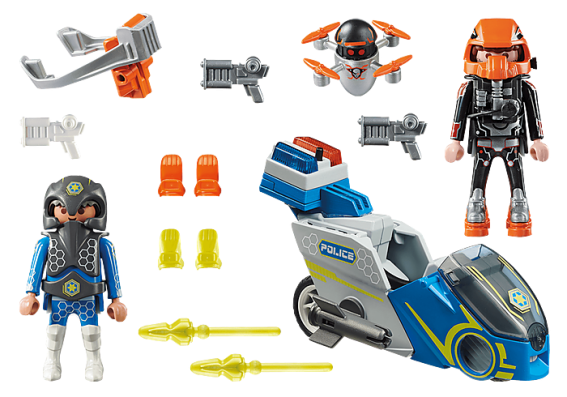 Playmobil 70020 - Galaxy Police Bike - Image 2