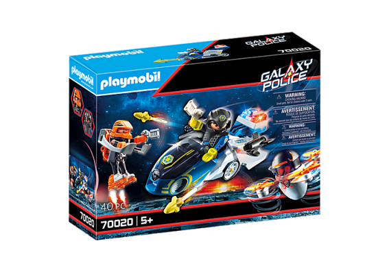 Playmobil 70020 - Galaxy Police Bike - Image 1