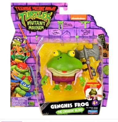 Teenage Mutant Ninja Turtles Mutant Mayhem - Genghis Frog (The Croakin' Bloke) Figure - Image 1