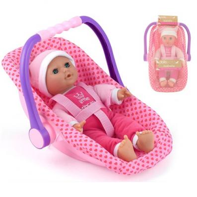 Dolls World - Isabella Doll With Car seat - Image 1