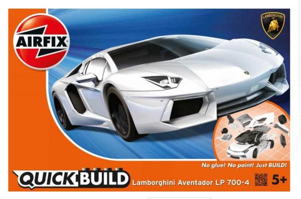 Lamborghini Aventador LP 700-4 Quick Build Airfix Model Kit: J6019 - Image 1