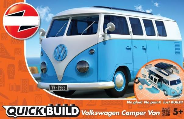 Volkswagen Camper Van Quick Build Airfix Model Kit: J6024 - Image 1