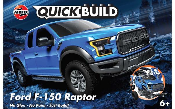 Ford F-150 Rapor Quick Build Airfix Model Kit: J6037 - Image 1