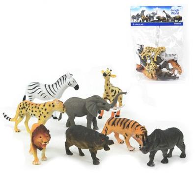8 Piece Jungle World Figure Set - Image 1