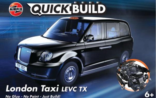 London Taxi Levc TX Quick Build Airfix Model Kit: J6051 - Image 1