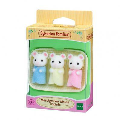 Sylvanian Families 5337 - Marshmallow Mouse Triplets - Image 1