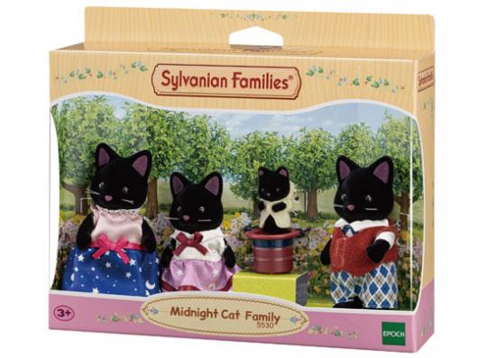 Sylvanian Families Midnight Cat Family - 5530 - Image 1